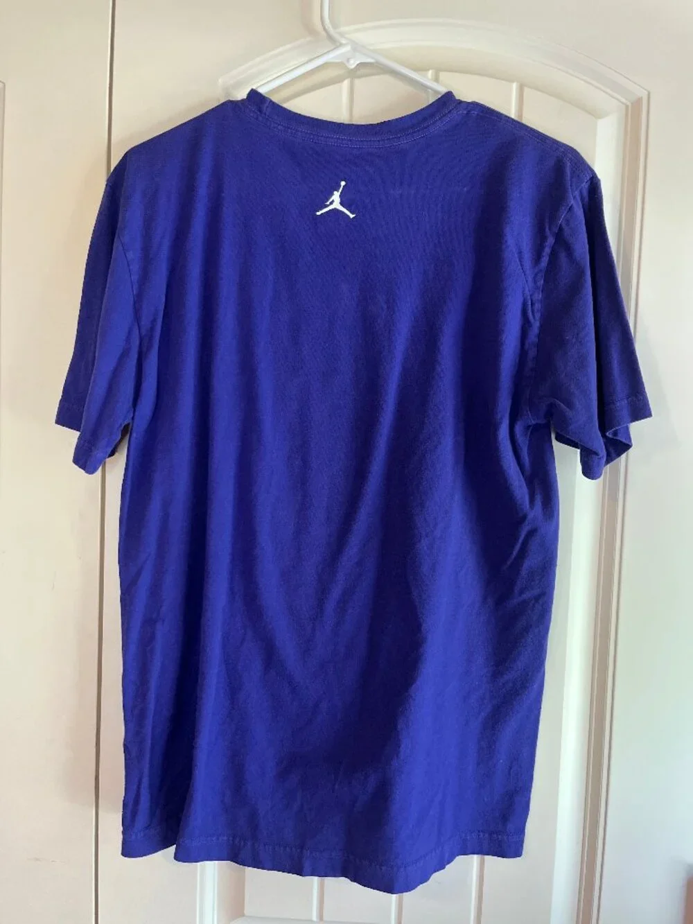 Jordan Brand Purple Graffiti 3D Logo Jumpman Graphic T-Shirt Men’s Medium